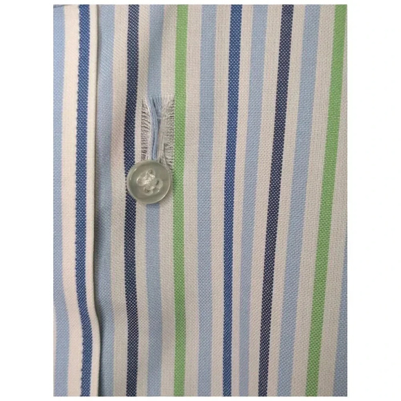 Eddie Bauer Men's Wrinkle Resistant Striped Button Down Dress Shirt Size LT - Picture 16 of 16